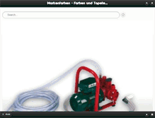 Tablet Screenshot of markenfarben.de